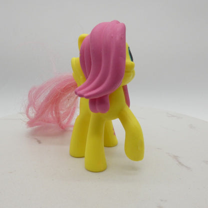 My Little Pony Fluttershy G4 McDonald's Toy Molded Mane Yellow 2016 Hasbro