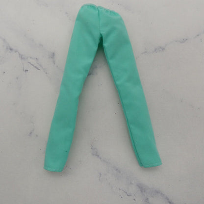 Barbie Doll Size Scrubs Pants Aqua Green Elastic Waist Doctor Nurse Medical