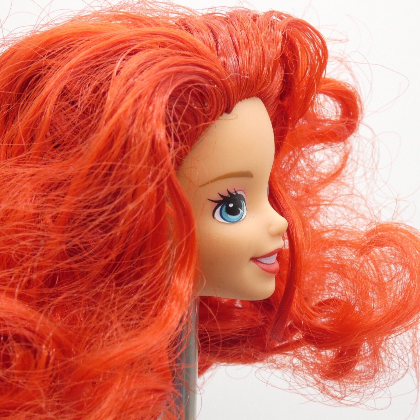 Disney Princess Ariel Doll Head The Little Mermaid Red Hair 2013 Mattel BBM22