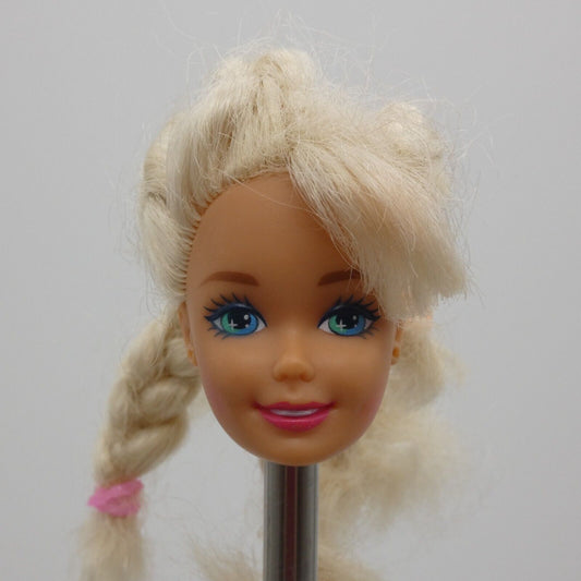 Barbie Butterfly Princess Doll Head 1995 SuperStar Face Blonde Hair Mattel 13051