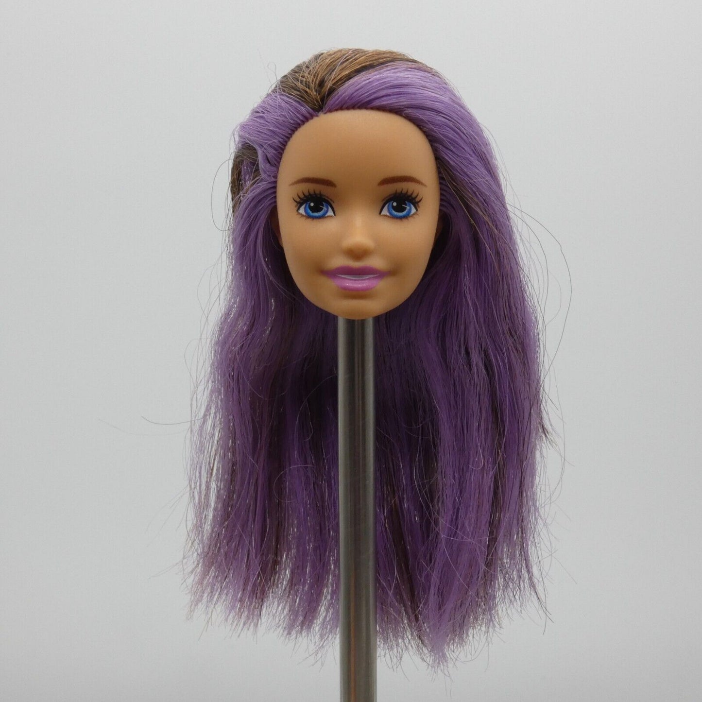 Barbie Skipper Babysitter Doll Head Brown Purple Hair Bathtime FXH05 2019