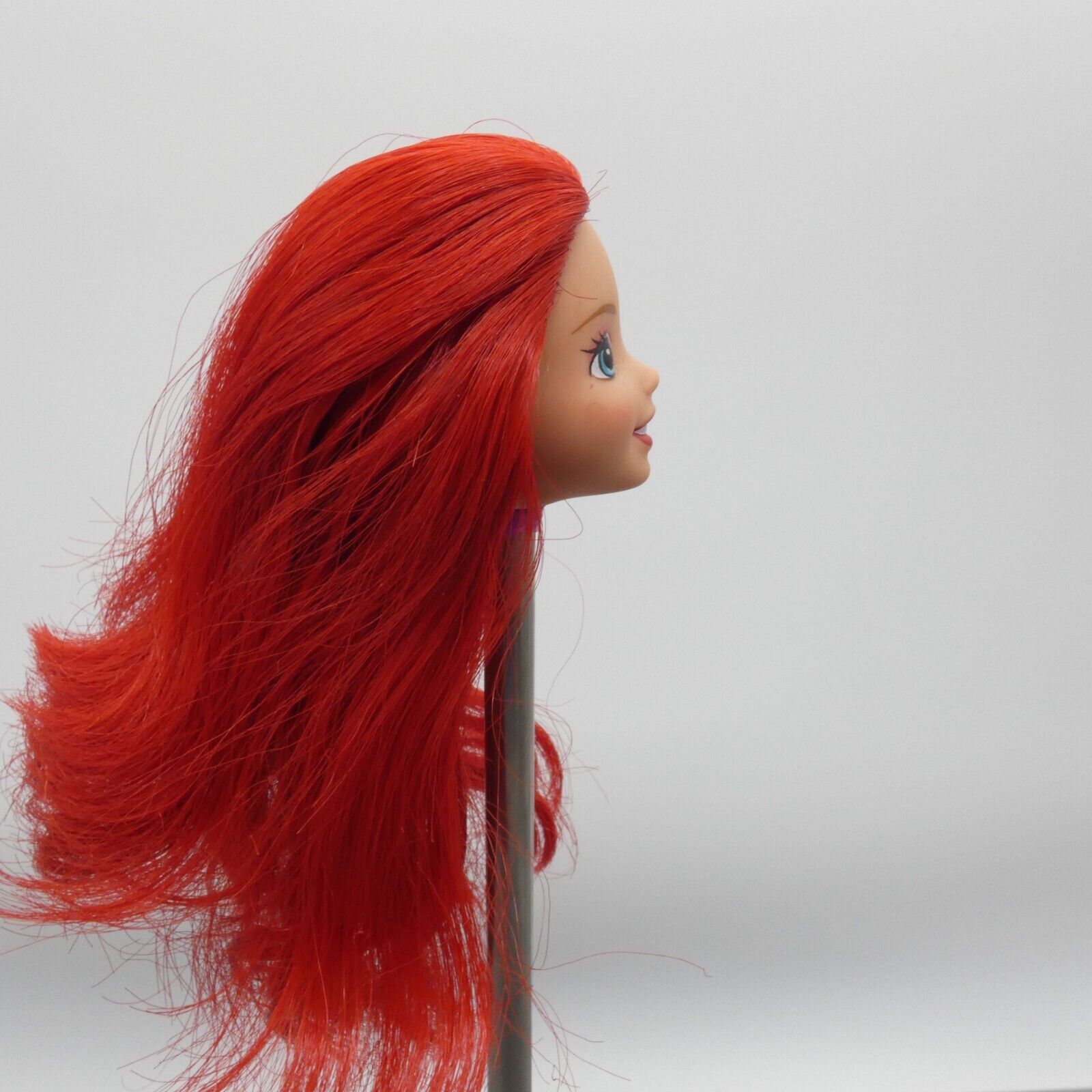 Disney Princess Ariel Doll Head The Little Mermaid Red Hair 2013 Mattel BBM22