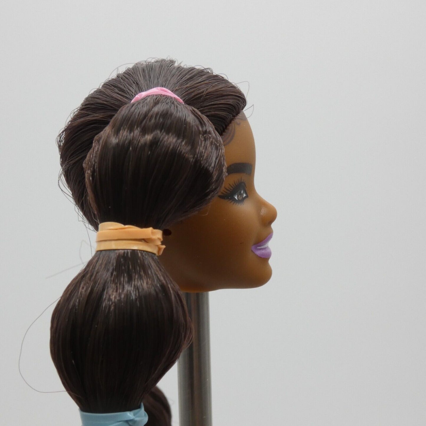 Barbie Extra 7 Doll Head Only Carnaval Face Pigtails African American 2021 GXF10