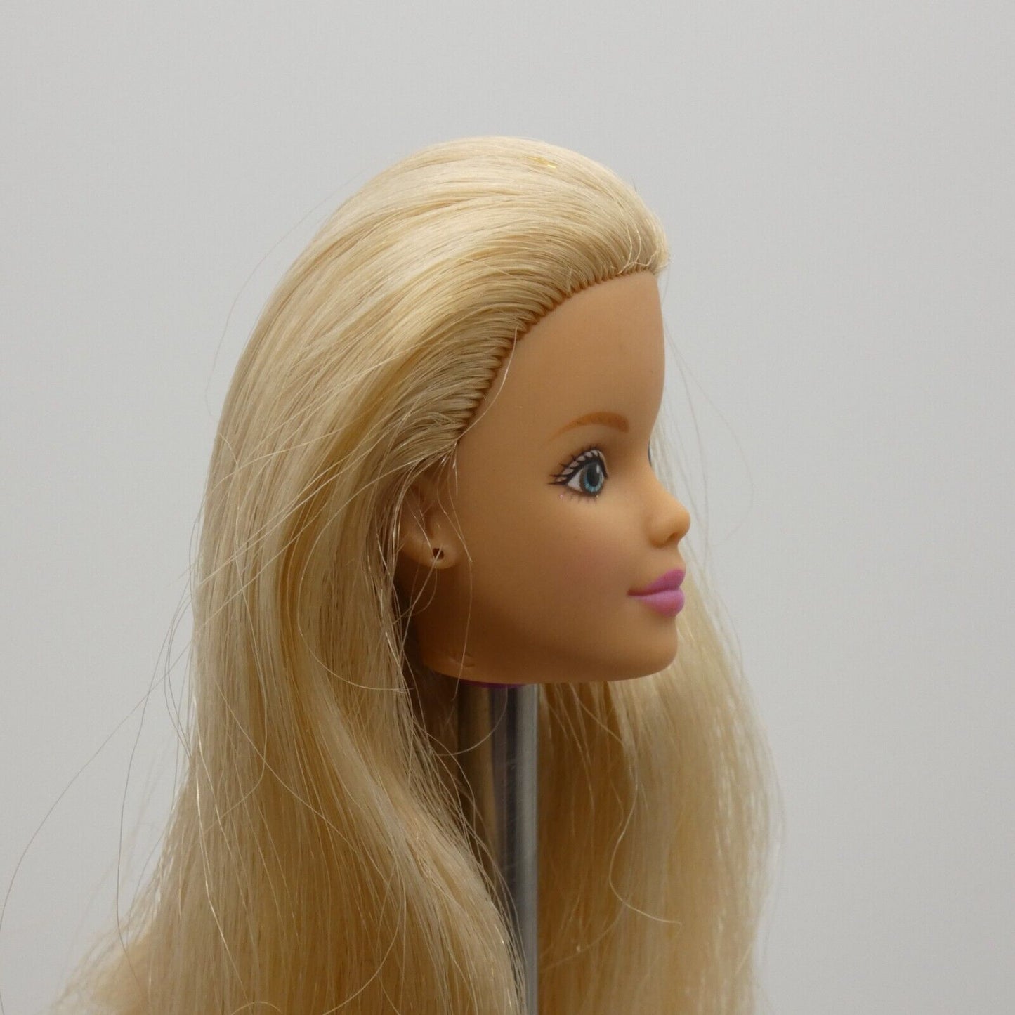 Barbie With Love Doll Head Mackie Face Blonde Medium Light Skin 38003 1999