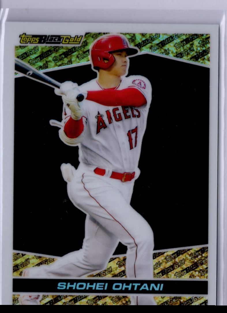 2021 Topps Chrome Update Black Gold Shohei Ohtani Los Angeles Angels #BGC-13