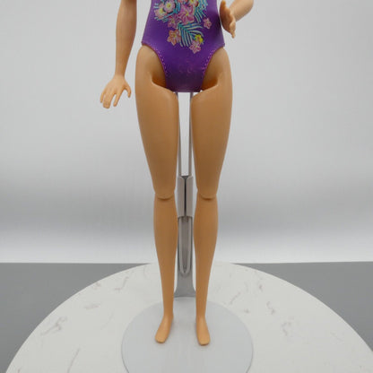 Barbie Swimmin' Pup Pool Doll Fashionistas Body Bent Left Arm 2016 Mattel DMC32