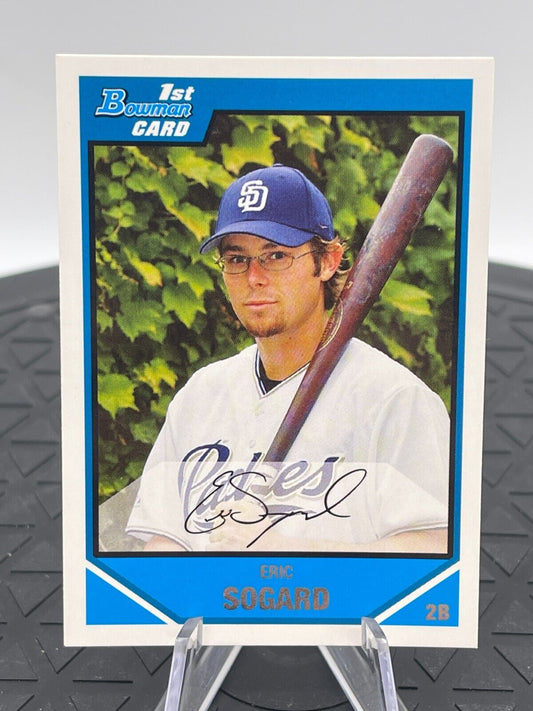 2007 Bowman Eric Sogard RC Draft Picks #BDPP18 - San Diego Padres - 1st Bowman