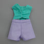 Barbie Looks 16 Doll Outfit Top Aqua Sleeveless Romper Curvy 2022 Mattel HJW83