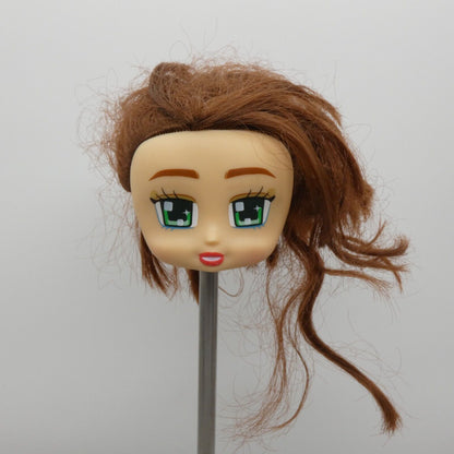 Boxy Girls Stevie Doll Head Only Brown Brunette Hair Light Skin JayAtPlay WKQ38