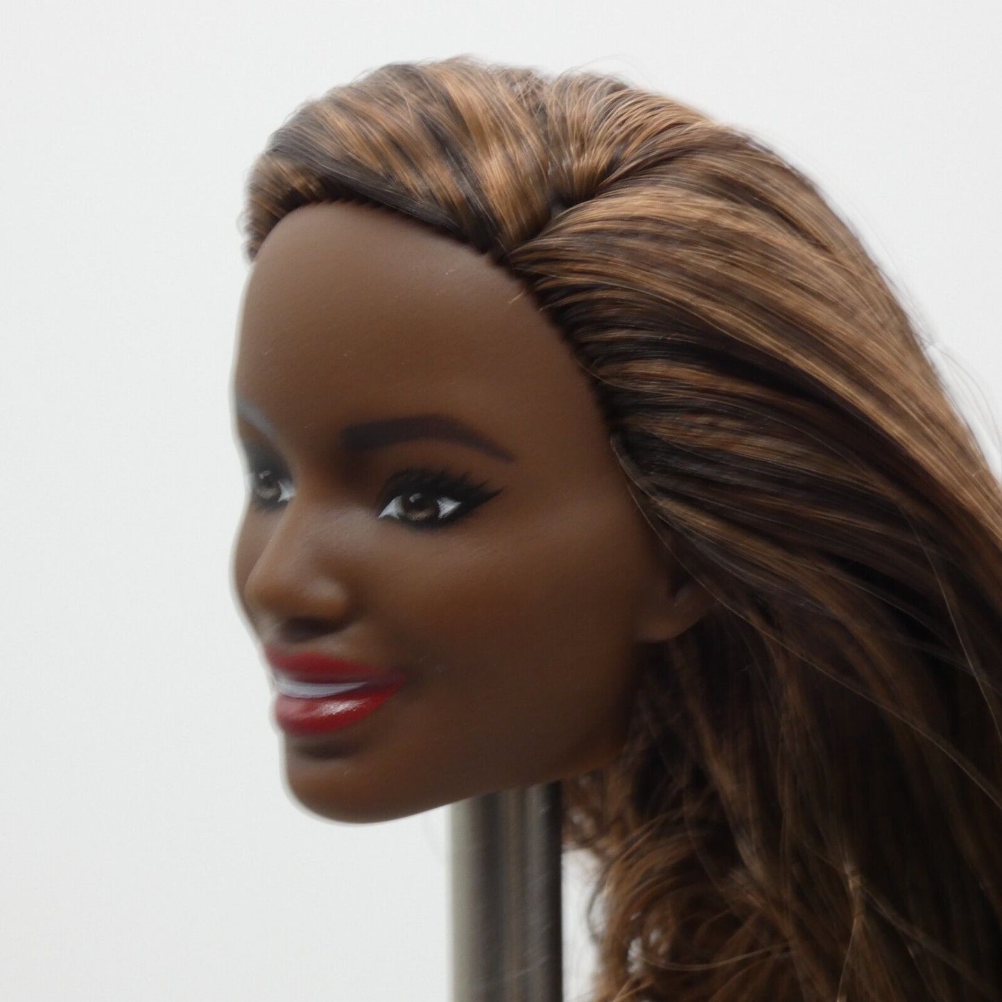 Barbie AA Albus Face Doll Head Only Medium Dark Skin Doctor 2021 Mattel GYT29