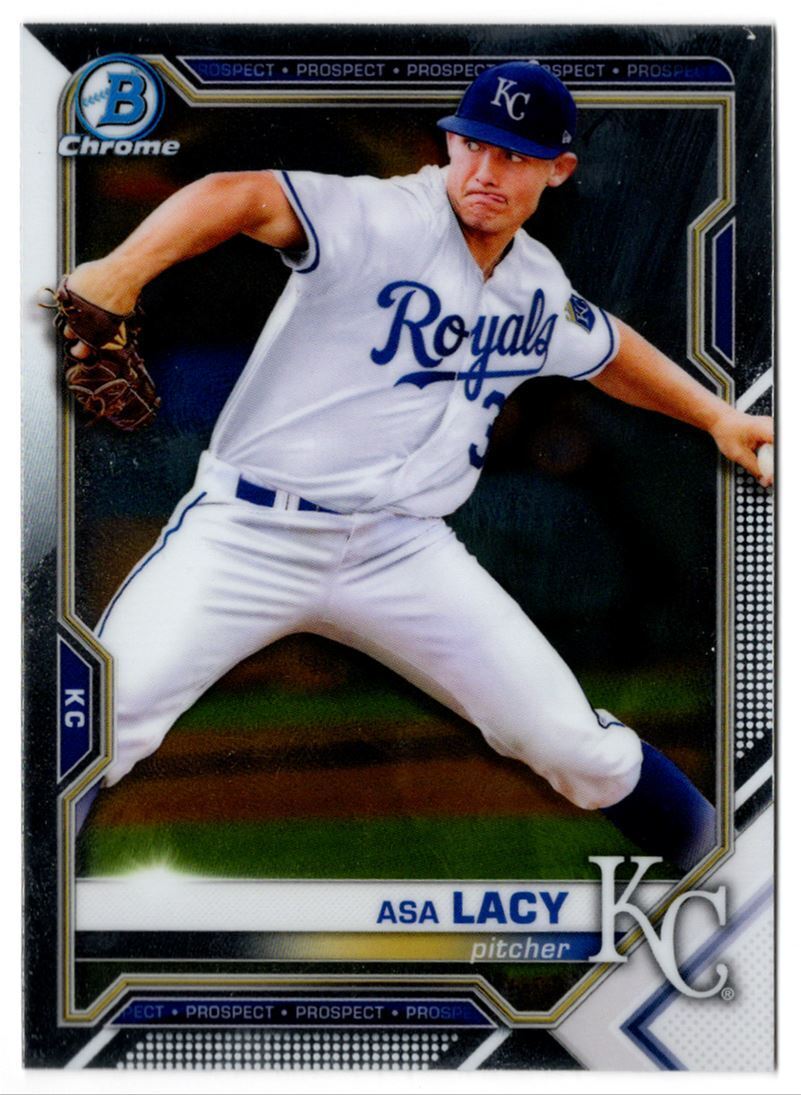 2021 Bowman Chrome Prospects Asa Lacy Kansas City Royals #BCP-83