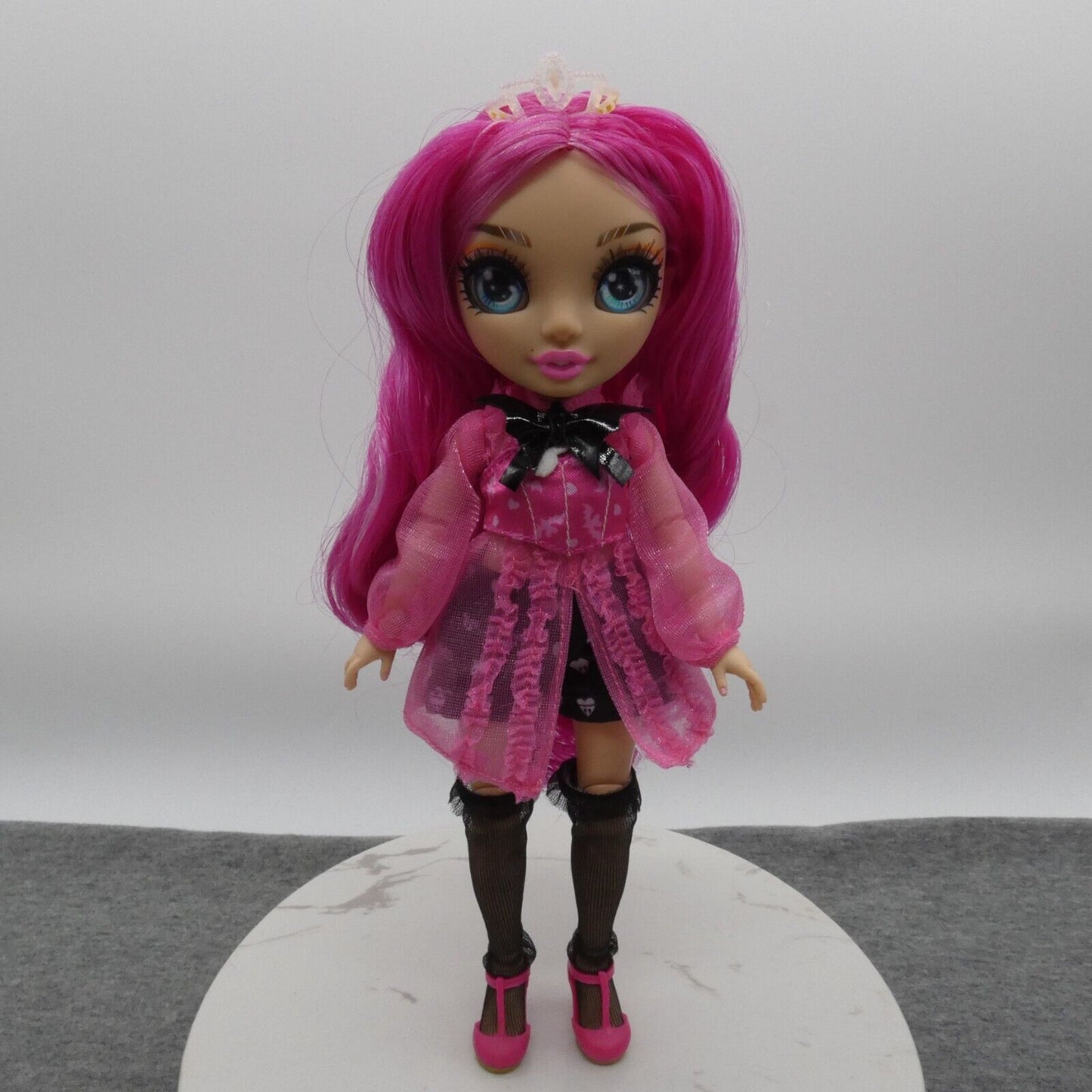 Rainbow High Jr Stella Monroe Doll Redressed as Draculaura Gen 3 Monster High