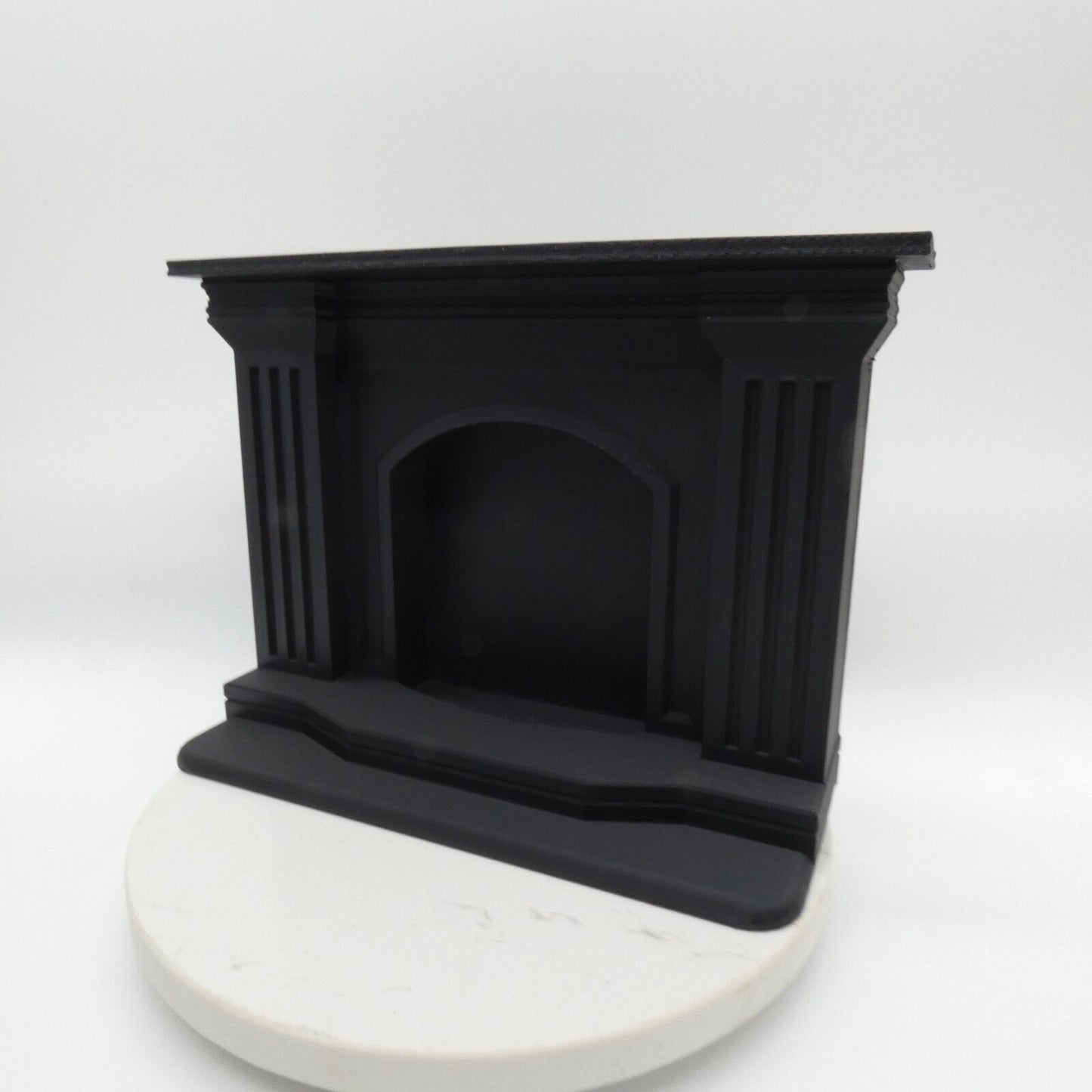 1/6 Scale Doll Furniture Fireplace Surround Black 1:6 Barbie Integrity Diorama