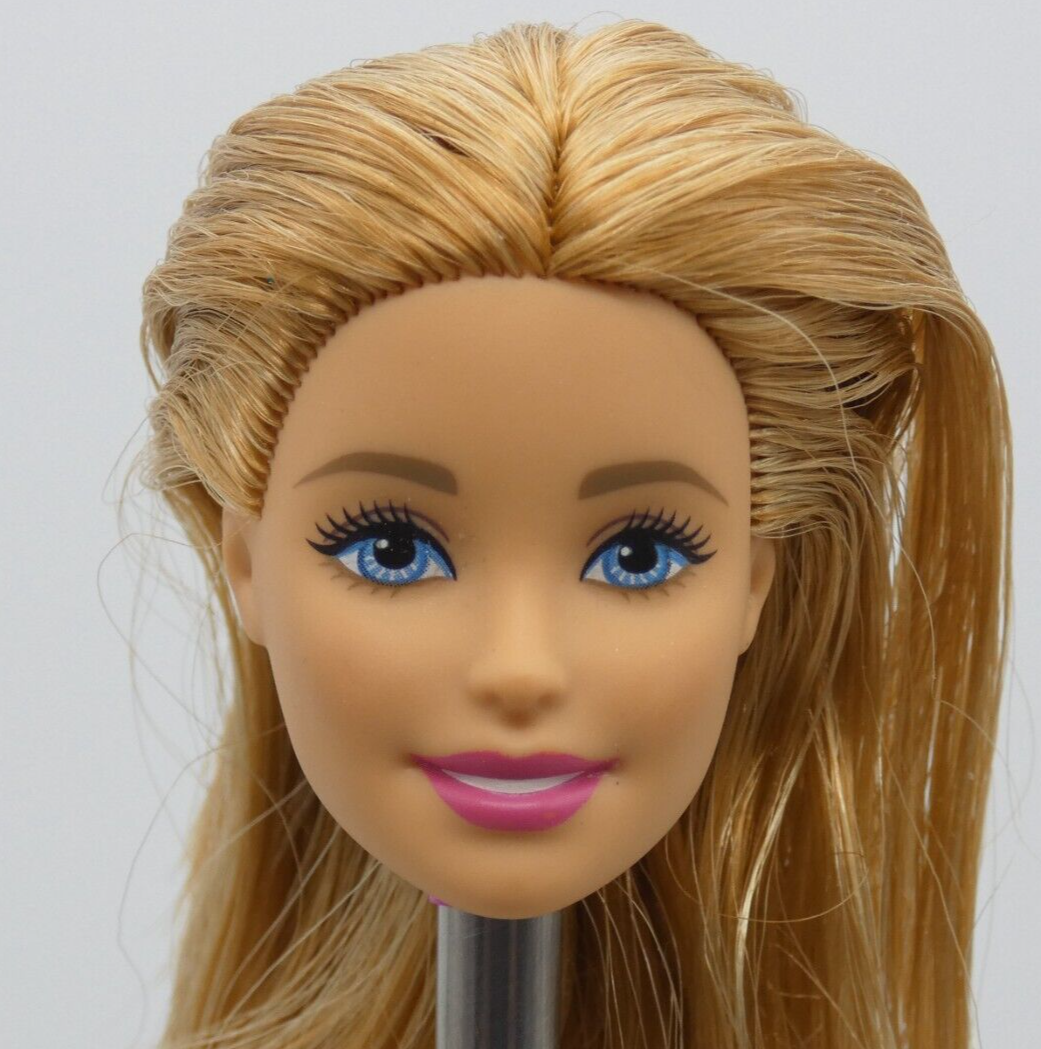 Barbie Fashionistas Doll Head Millie Face Medium Light Skin 2018 Mattel FVJ42