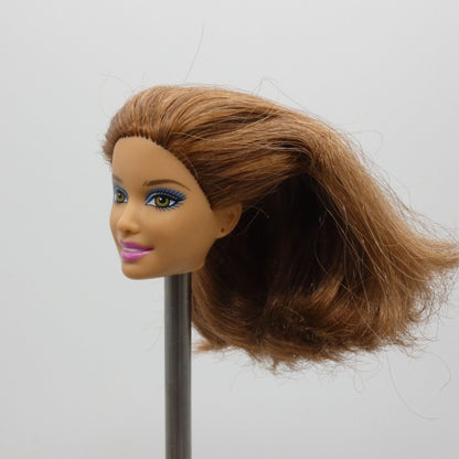 Barbie Fashionistas Teresa Clutch Wave 1 Doll Head Auburn Hair Side Glance W3897