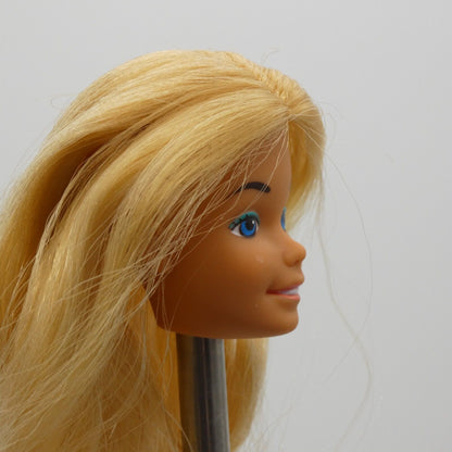 Barbie Malibu Doll Head Only SuperStar Tan Medium Light Skin Hong Kong B