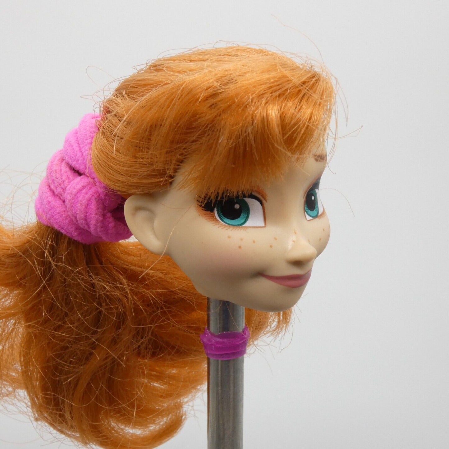 Disney Frozen Princess Anna Doll Head Ponytail Scrunchie 2016 Hasbro E0316 00631