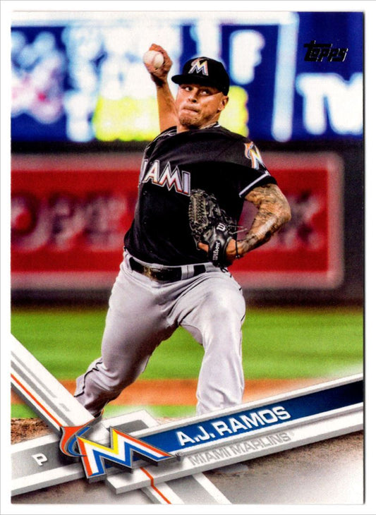 2017 Topps A.J. Ramos Miami Marlins #194