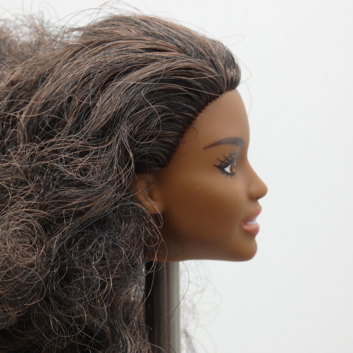 Barbie African American Doll Head Daya Face Curly Brown Hair 2020 Mattel GVJ98