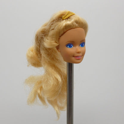 Barbie Doll Head Blonde 80s SuperStar Medium Light Skin Vietnam Mattel