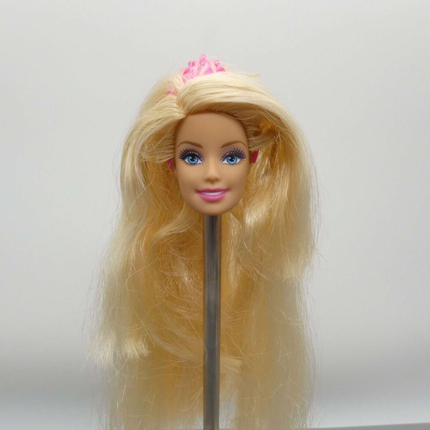 Barbie Fairytale Birthday Princess Doll Head Generation Girl CEO Face Pink Crown