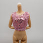 Barbie Doll Size Pink Sequins Tank Top Fishnet Base Fits MTM And Fashionistas