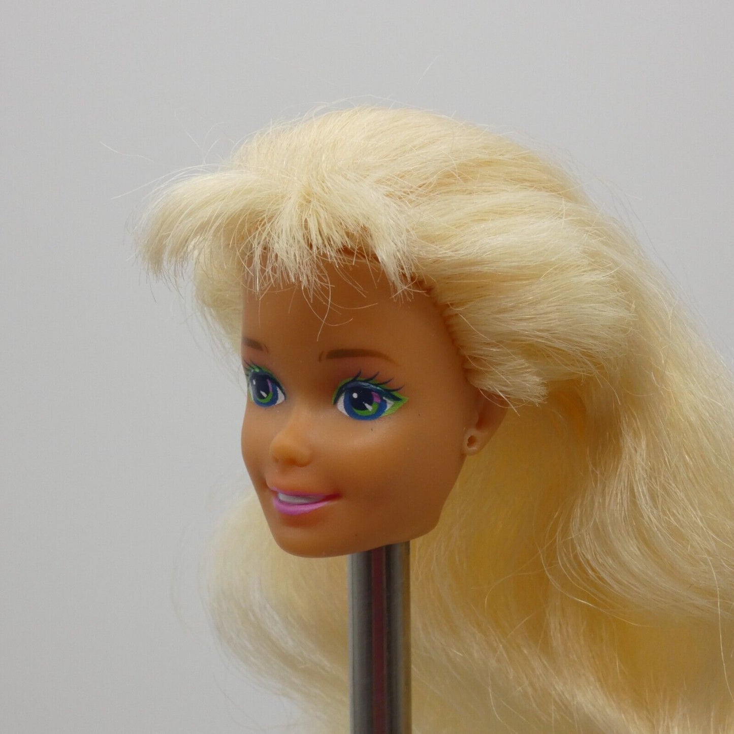 Barbie And The Beat Doll Head SuperStar Face Blonde Hair 1990 Mattel 2751