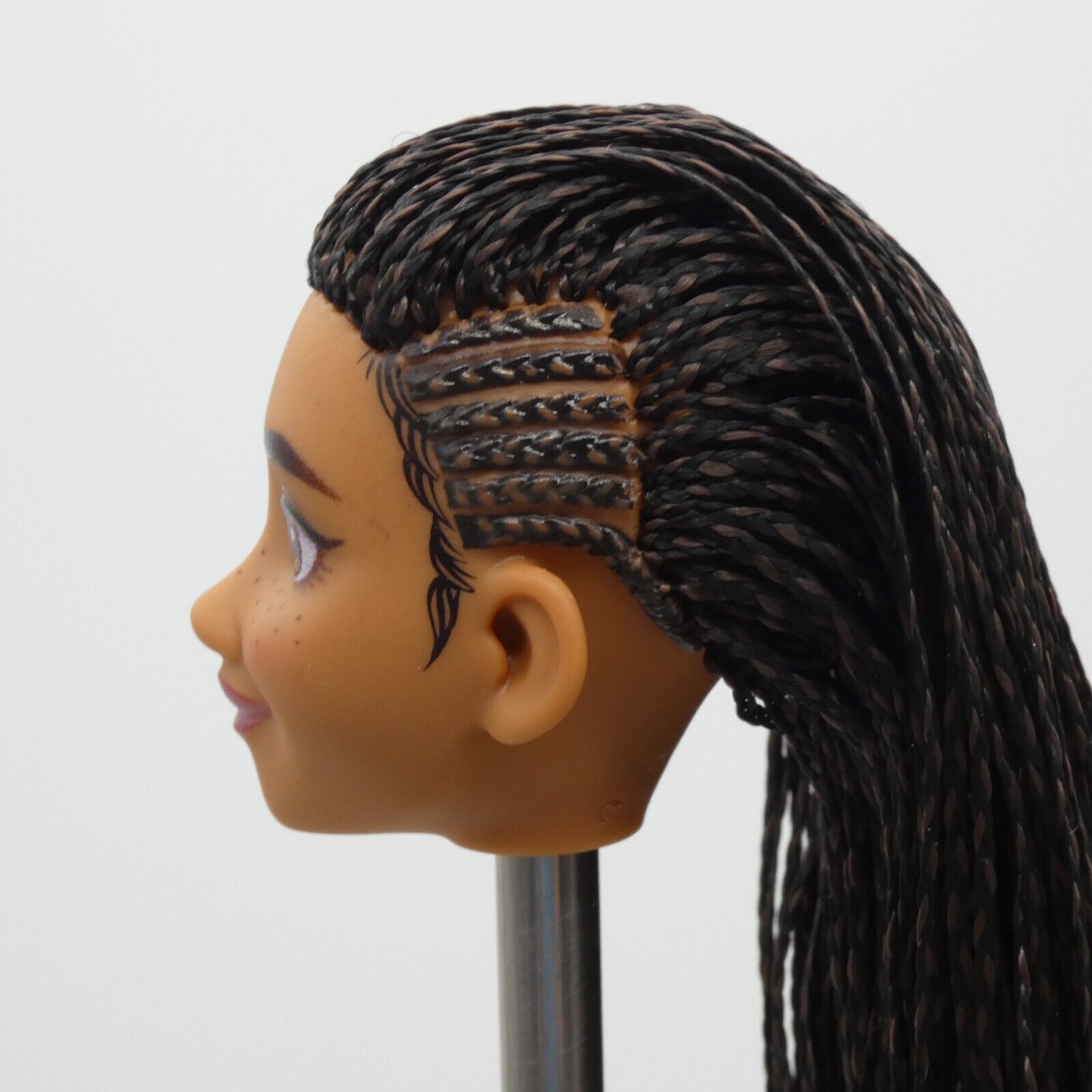 Disney Wish Asha Doll Head Freckles Micro Braids Medium Light Skin Mattel HPX23