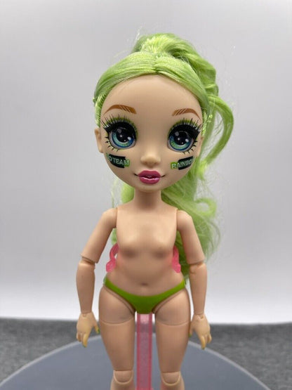 Rainbow High Jade Hunter Doll Cheer Green Hair Cheerleader 2021 Articulated MGA