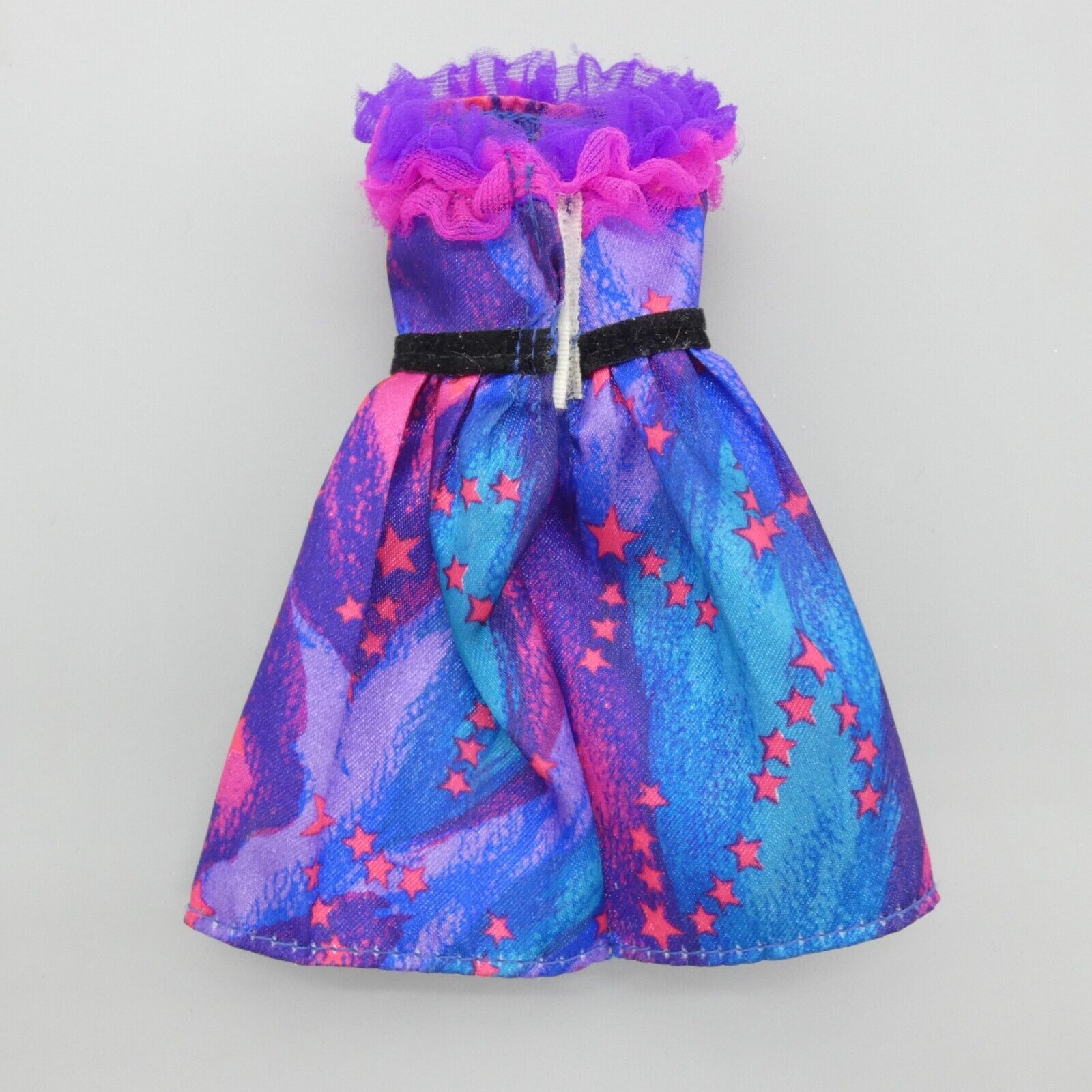 Barbie Dinner Date Doll Cocktail Dress Purple Pink Stars 1990 Genuine 4936