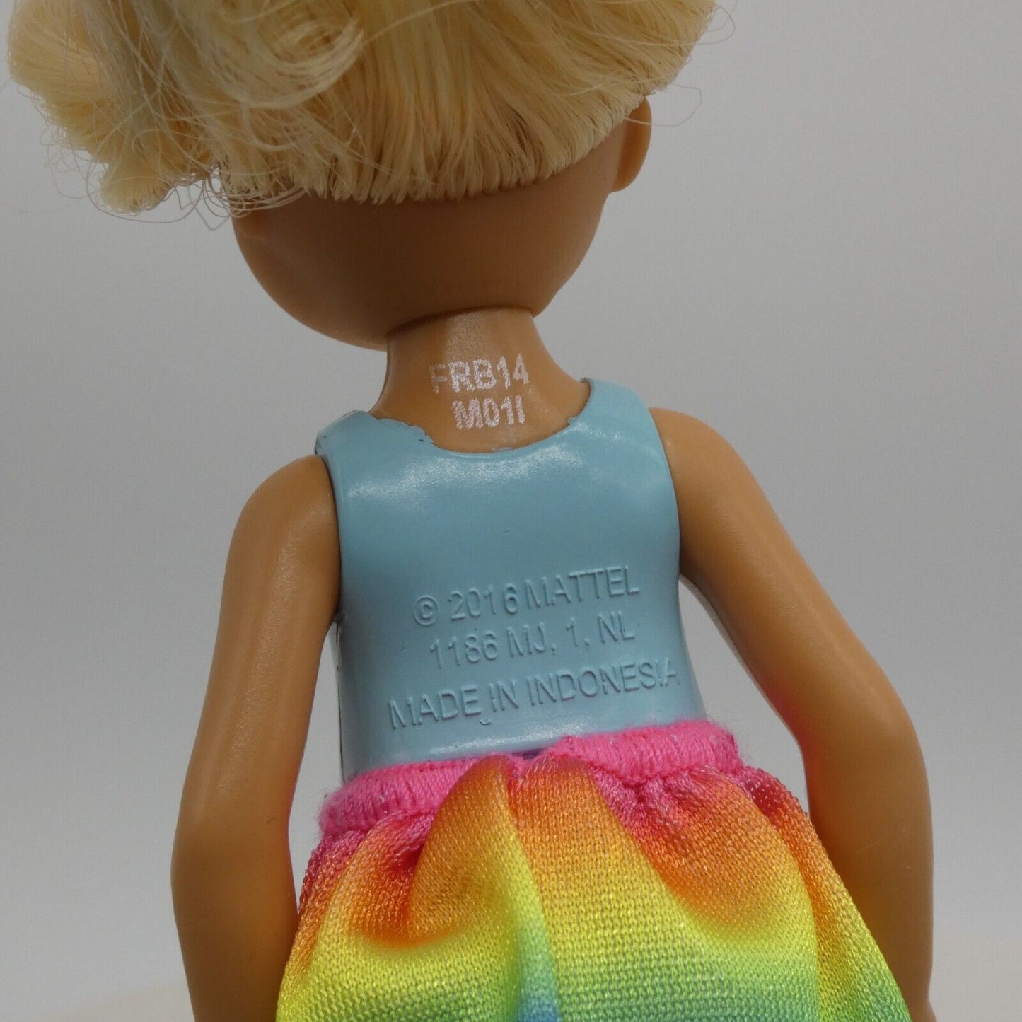 Barbie Dreamtopia Chelsea Doll Rainbow Skirt Purple Boots 2018 Mattel FRB14