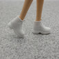 Barbie Doll Size Shoes White High Top Sneakers Fit Made To Move Curvy Tall