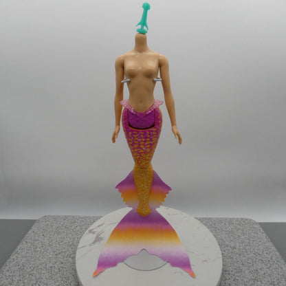 Disney Little Mermaid Live Action Mala Doll Body Light Skin Pink Tail HLX18