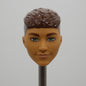 Barbie Fashionistas 195 Ken Doll Head Brown Hair French Crop Green Eyes HJT59 Y3