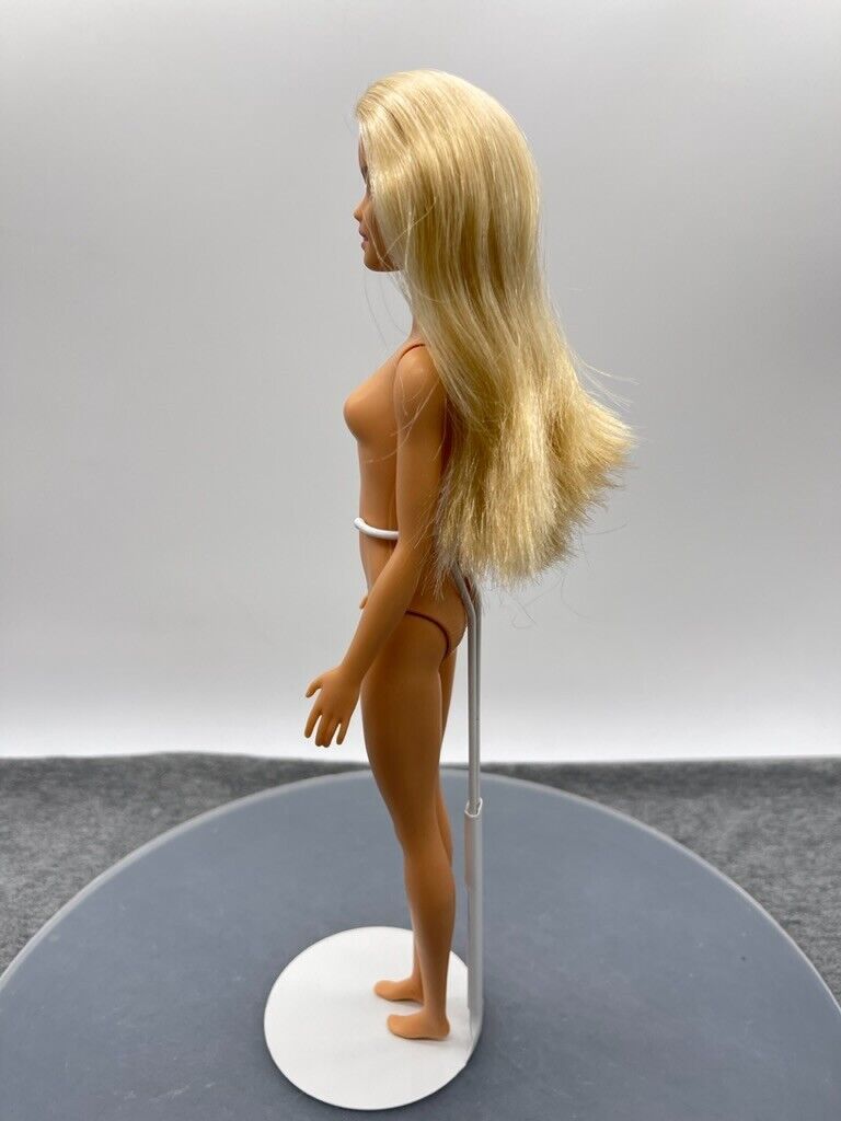 Barbie Doll Millie Blonde Nude Straight Arms Heel Feet Left Side Part 2009 Body