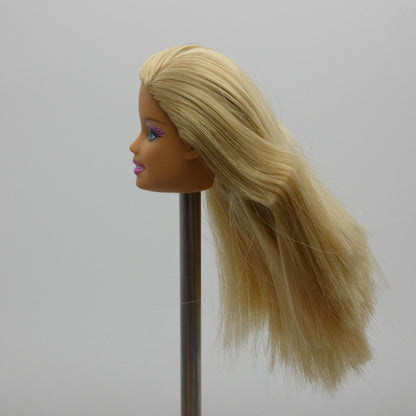 Barbie Fashionistas Doll Head Only Generation Girl CEO Face Blonde Glitter