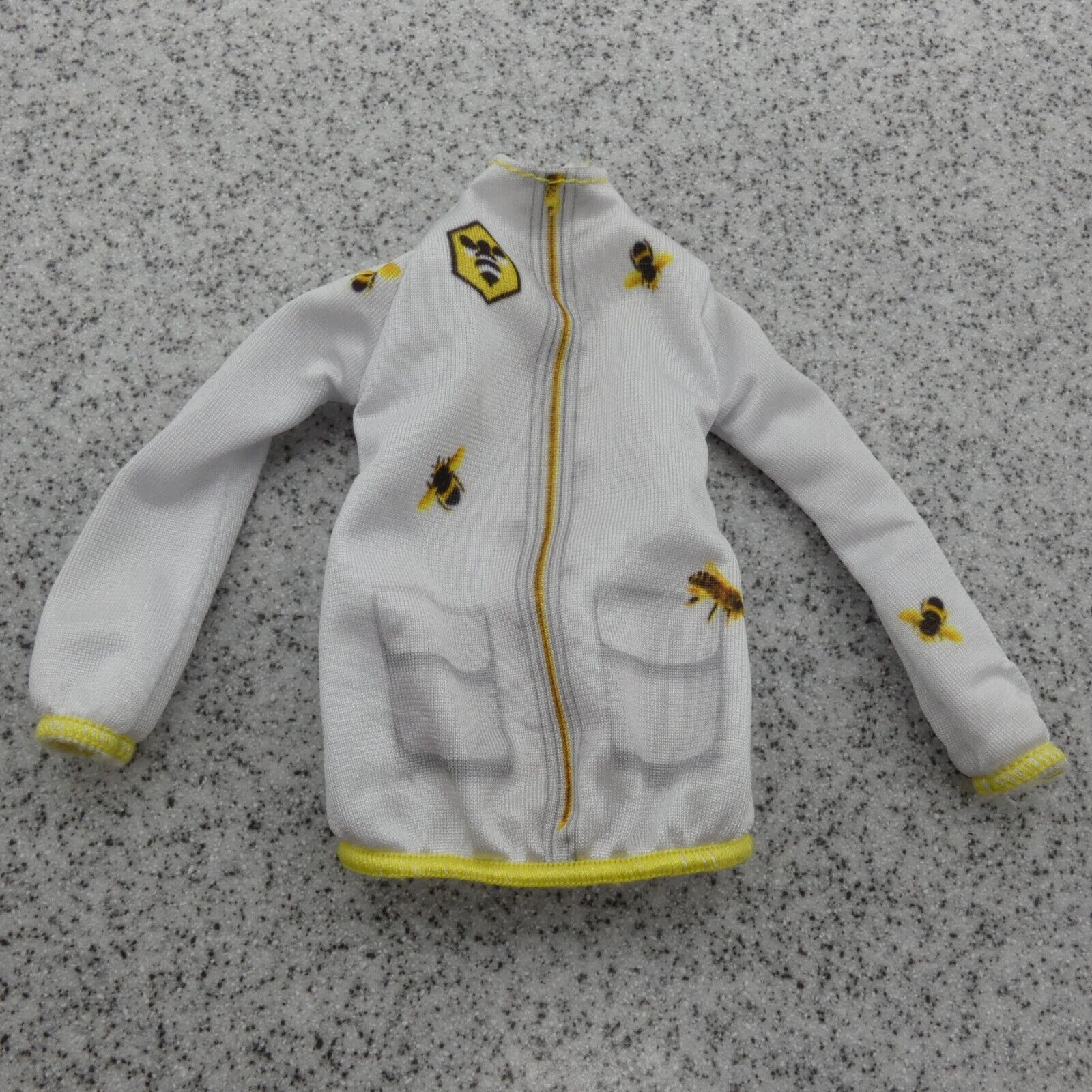 Barbie Careers Beekeeper Doll Top White Long Sleeve Jacket 2018 Mattel FRM17