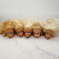 Barbie Doll Head Lot of 5 Heads SuperStar Blonde 80s 90s Rockers Blue Green Eyes