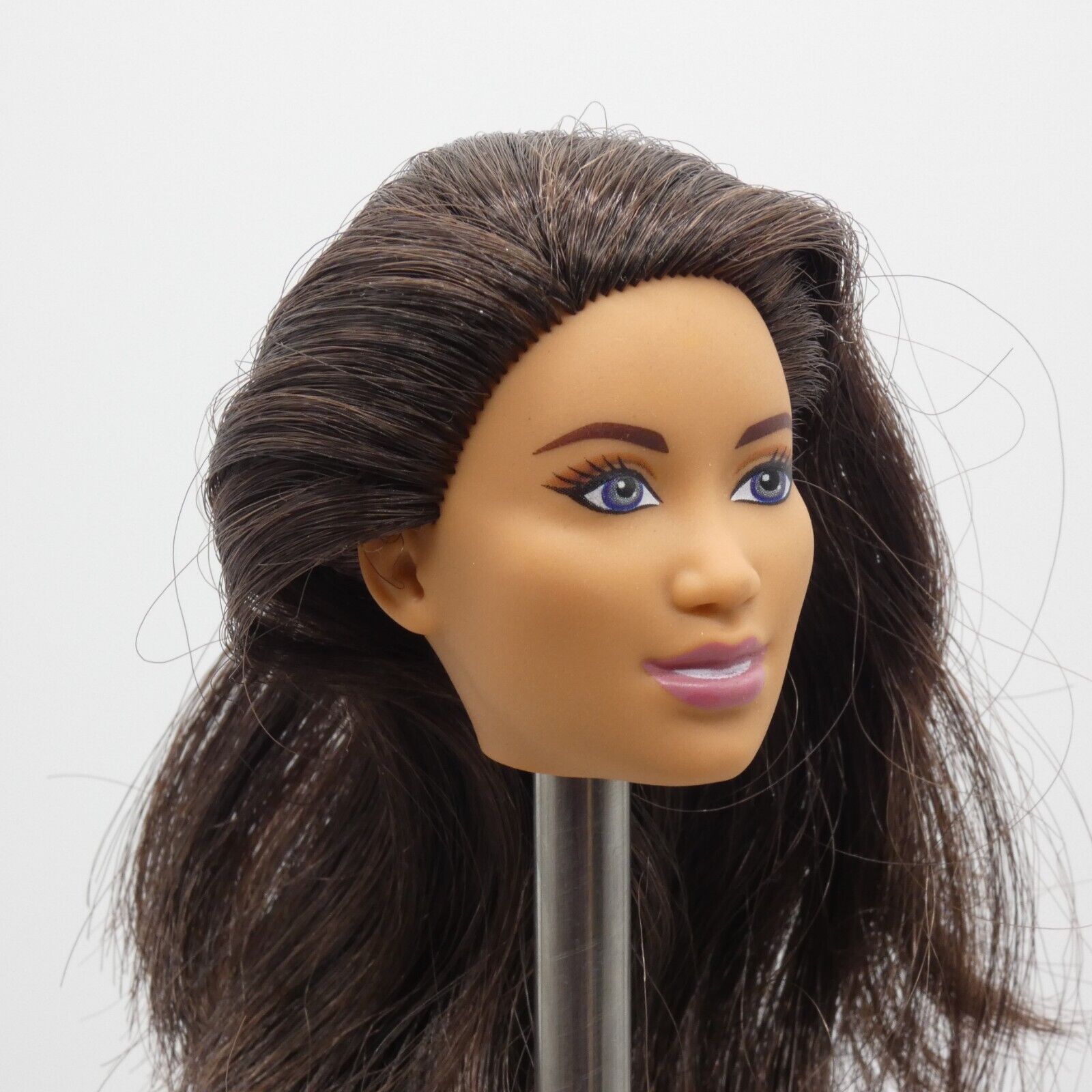 Barbie Basketball Player Doll Head AA Crystal Face Brown Hair 2018 FXP06 Mattel