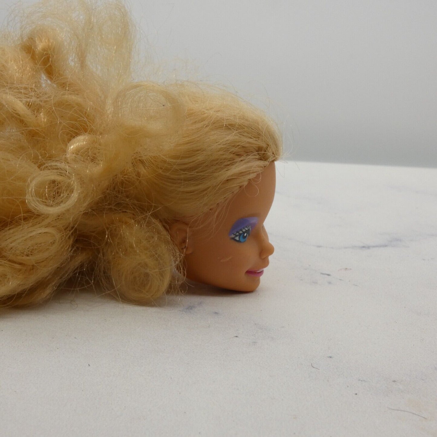 Barbie Doll Head Lot of 5 Heads SuperStar Blonde 80s 90s Rockers Blue Green Eyes