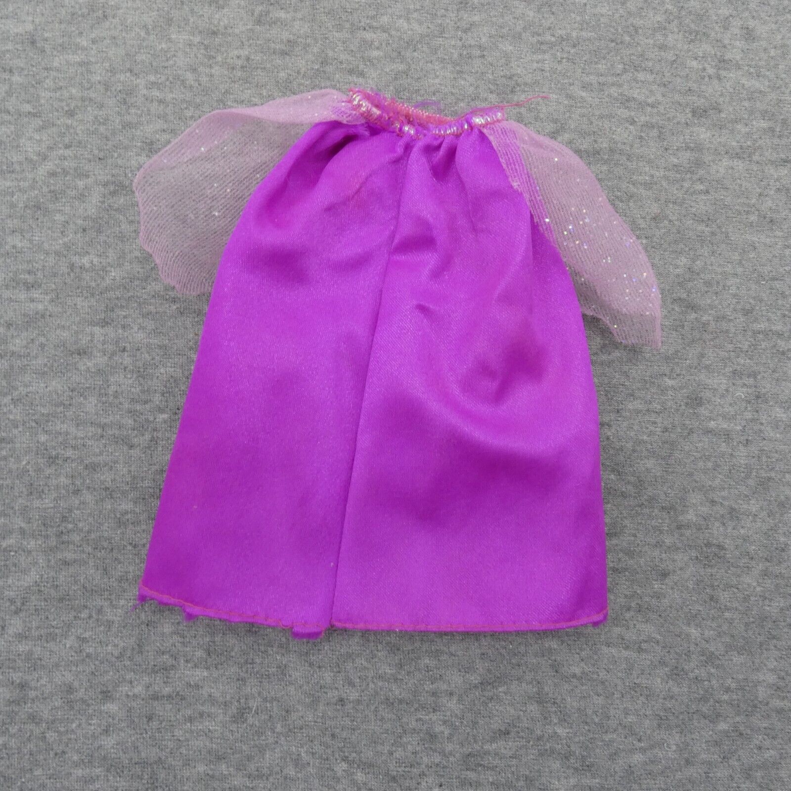 Barbie Doll Size Skirt Purple Tulle Glitter Accents TLC