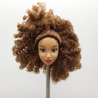 Disney ILY 4 Ever Rapunzel Doll Head Only Freckles Medium Light Skin Curly Hair