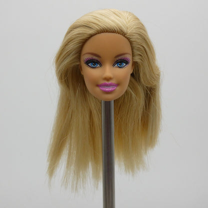 Barbie Fashionistas Doll Head Only Generation Girl CEO Face Blonde Glitter