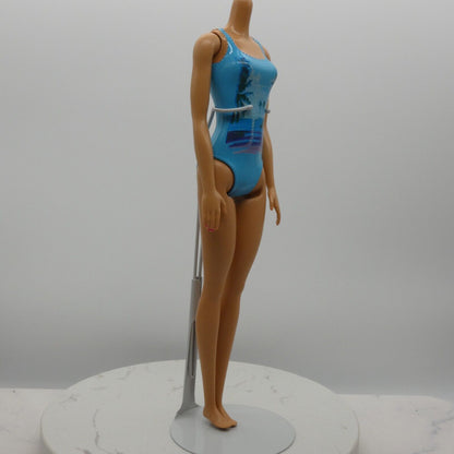 Barbie Beach Water Play Doll Body Only Molded Swimsuit Medium Light Skin DGT81