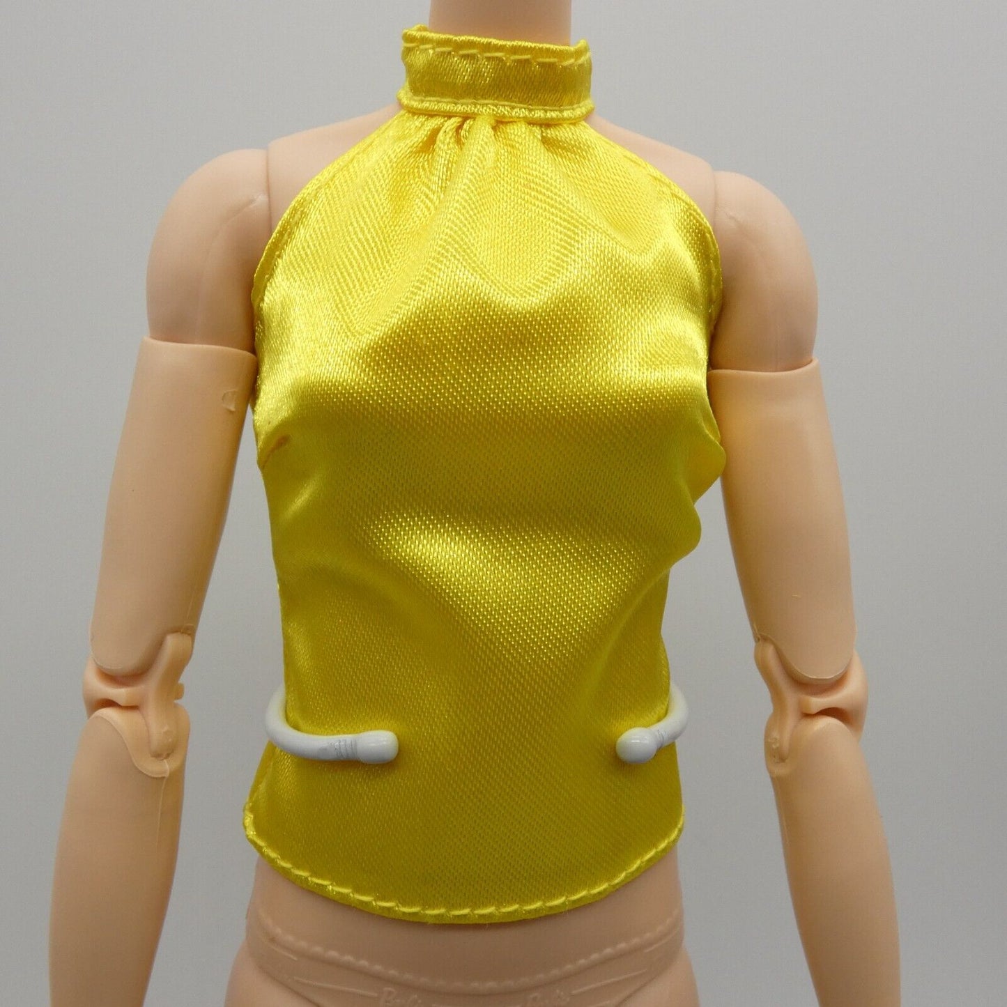 Barbie Looks 19 Doll Shirt Top Yellow Sleeveless Fits Standard And Tall HJX28