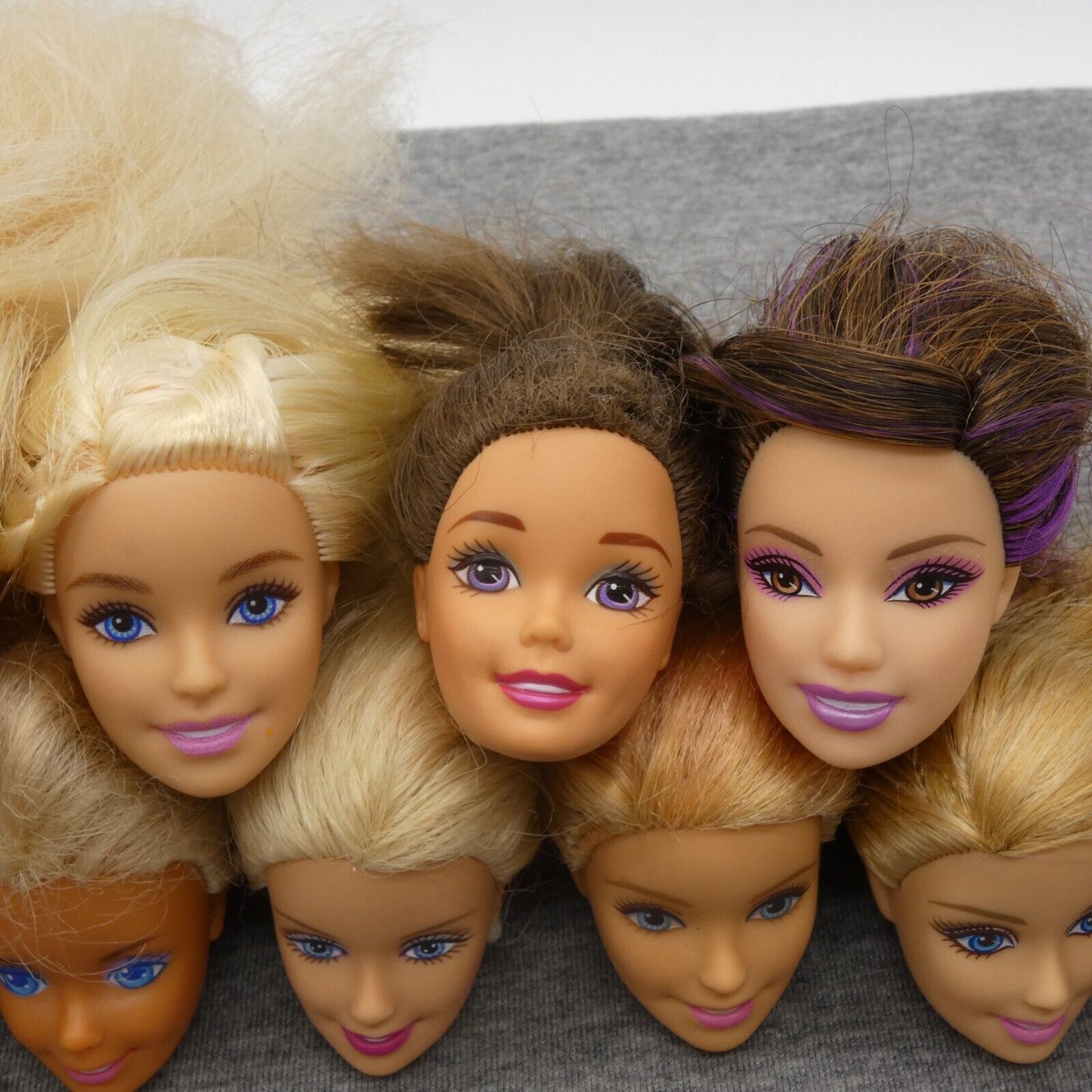 Barbie Doll Head Lot of 10 Heads Generation Girl CEO Superstar Summer Mattel