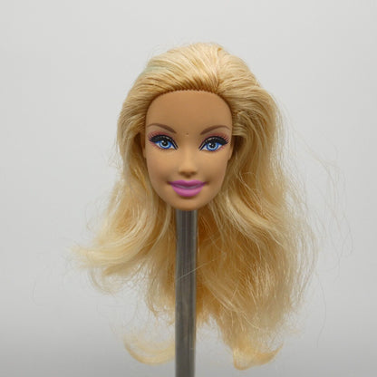 Barbie Doll 1998 Head Only Generation Girl Face Blonde Fairytale Magic Butterfly