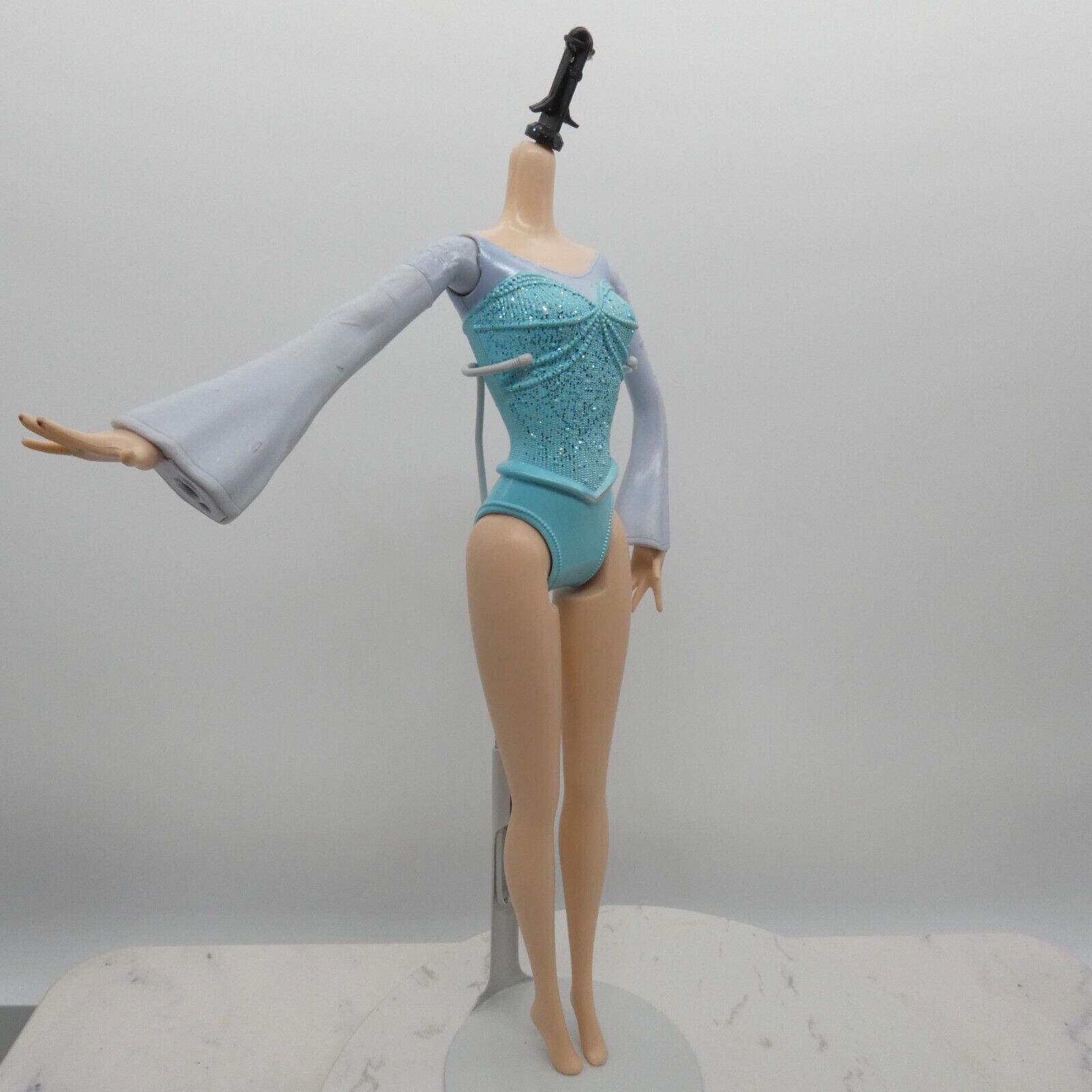 Disney Frozen Ice Power Elsa Doll Body Only Molded Suit Untested Mattel DMD33