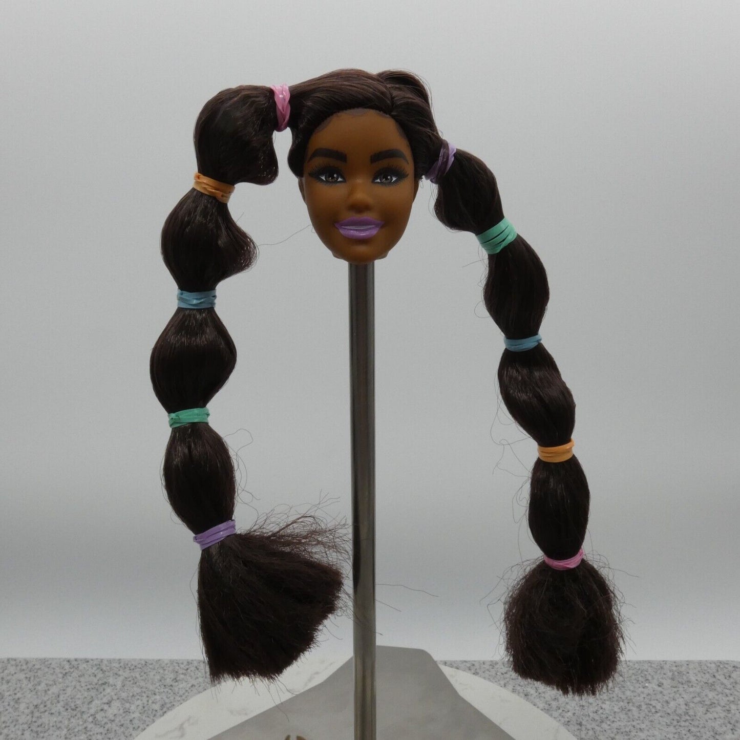 Barbie Extra 7 Doll Head Only Carnaval Face Pigtails African American 2021 GXF10