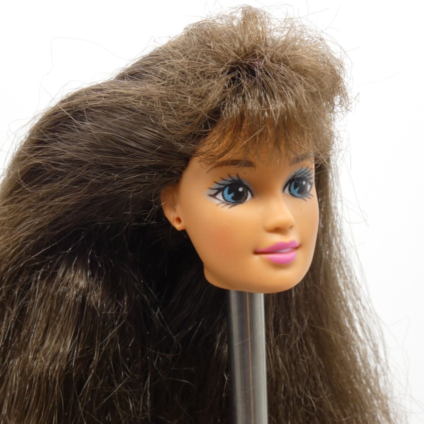 Barbie My First Princess Teresa Doll Head Only Brown Hair Crimped 1995 13066